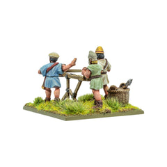 Hellenistic Greek light artillery bolt thrower battery