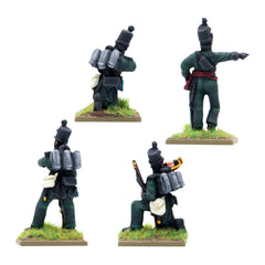 Crimean War British Rifle Brigade in shakos command