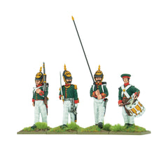 Crimean War Russian infantry in summer dress regiment