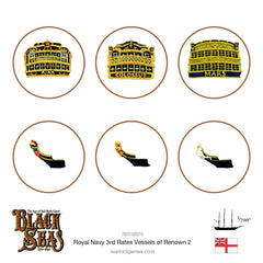 Royal Navy 3rd Rates Named ships Pack 2