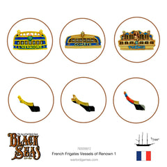French Frigates Named ships Pack 1