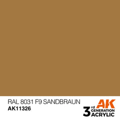 RAL 8031 F9 Sandbraun