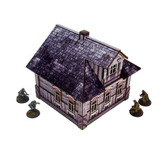 Pre-Painted WW2 Ostfront Village Whitewashed Dacha