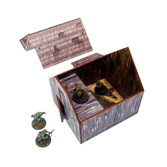 Pre-Painted WW2 Ostfront Village Barn