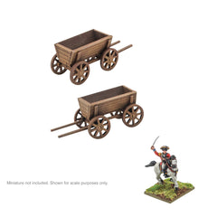 Black Powder Epic Battles: Revolution! - Pack of 2 Carts (15mm)