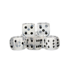 Clear Quartz D6 Dice