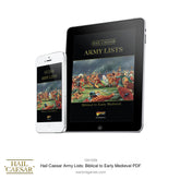 Digital Hail Caesar Army Lists (Biblical to Early Medieval) PDF