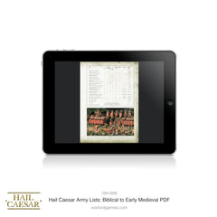 Digital Hail Caesar Army Lists (Biblical to Early Medieval) PDF