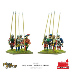 Army Muster - Landsknecht Pikemen