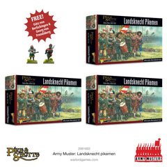 Army Muster - Landsknecht Pikemen