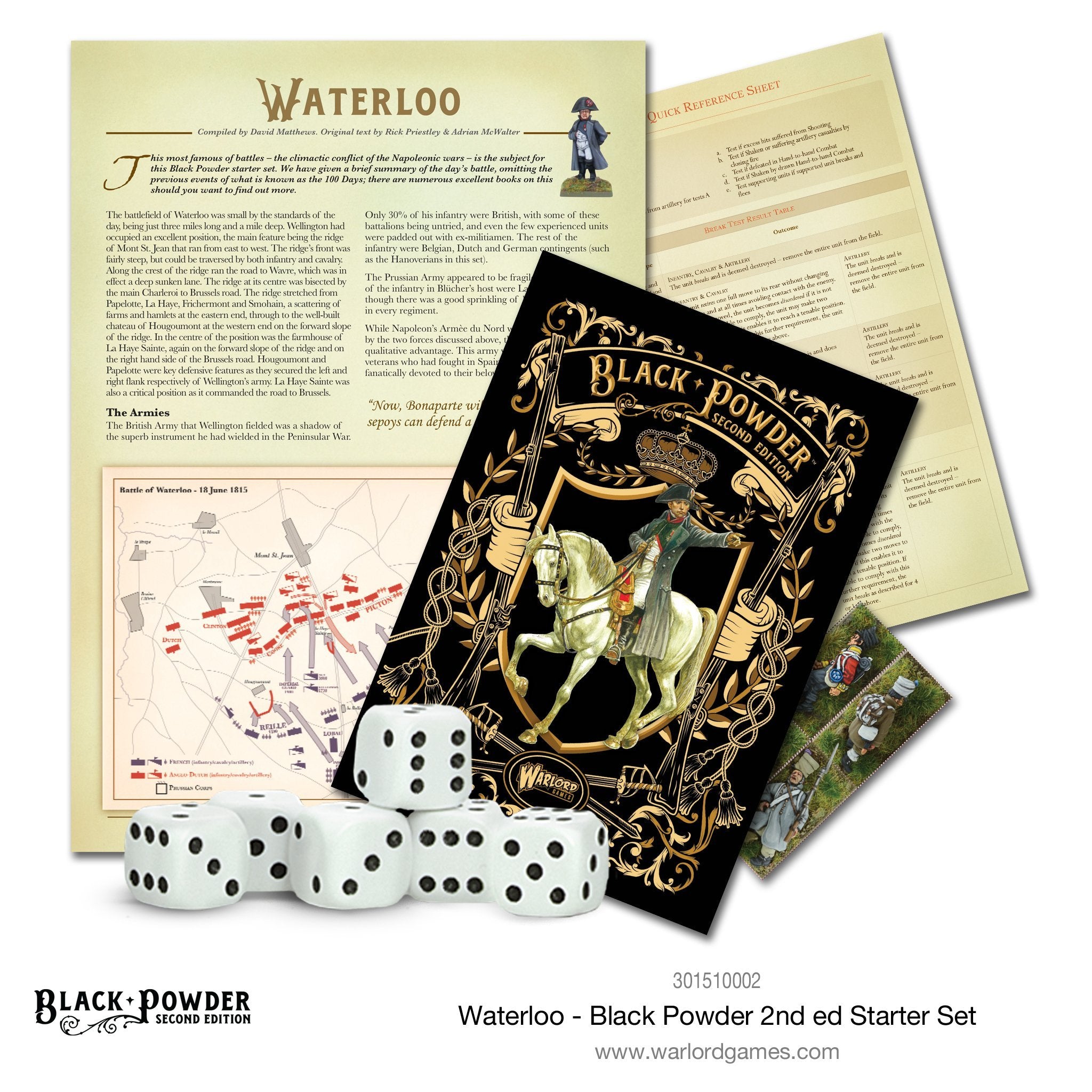 Waterloo - Black Powder 2nd edition Starter Set (German Edition)