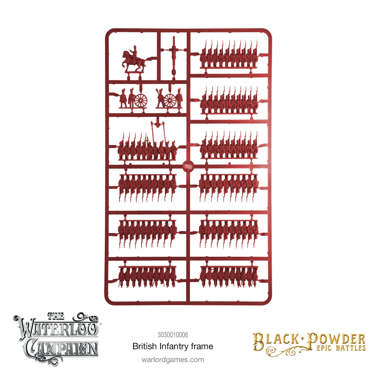 Epic Battles Waterloo -  British Infantry Sprue