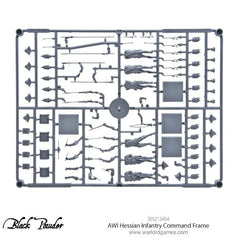 AWI Hessian Infantry Command Sprue