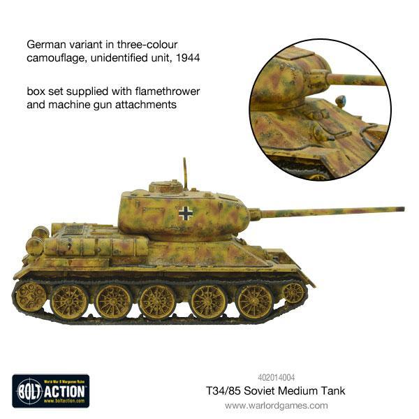 T-34/85 medium tank (plastic)