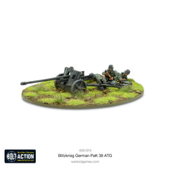 Blitzkrieg German Pak 38 5cm anti-tank gun (1941-42)