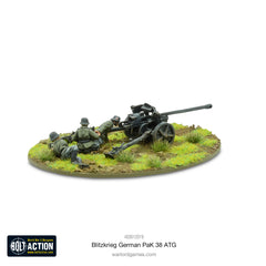 Blitzkrieg German Pak 38 5cm anti-tank gun (1941-42)