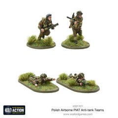 Polish Airborne PIAT anti-tank teams