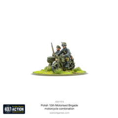 Polish 10th Motorized Brigade motorcycle combination