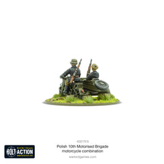 Polish 10th Motorized Brigade motorcycle combination