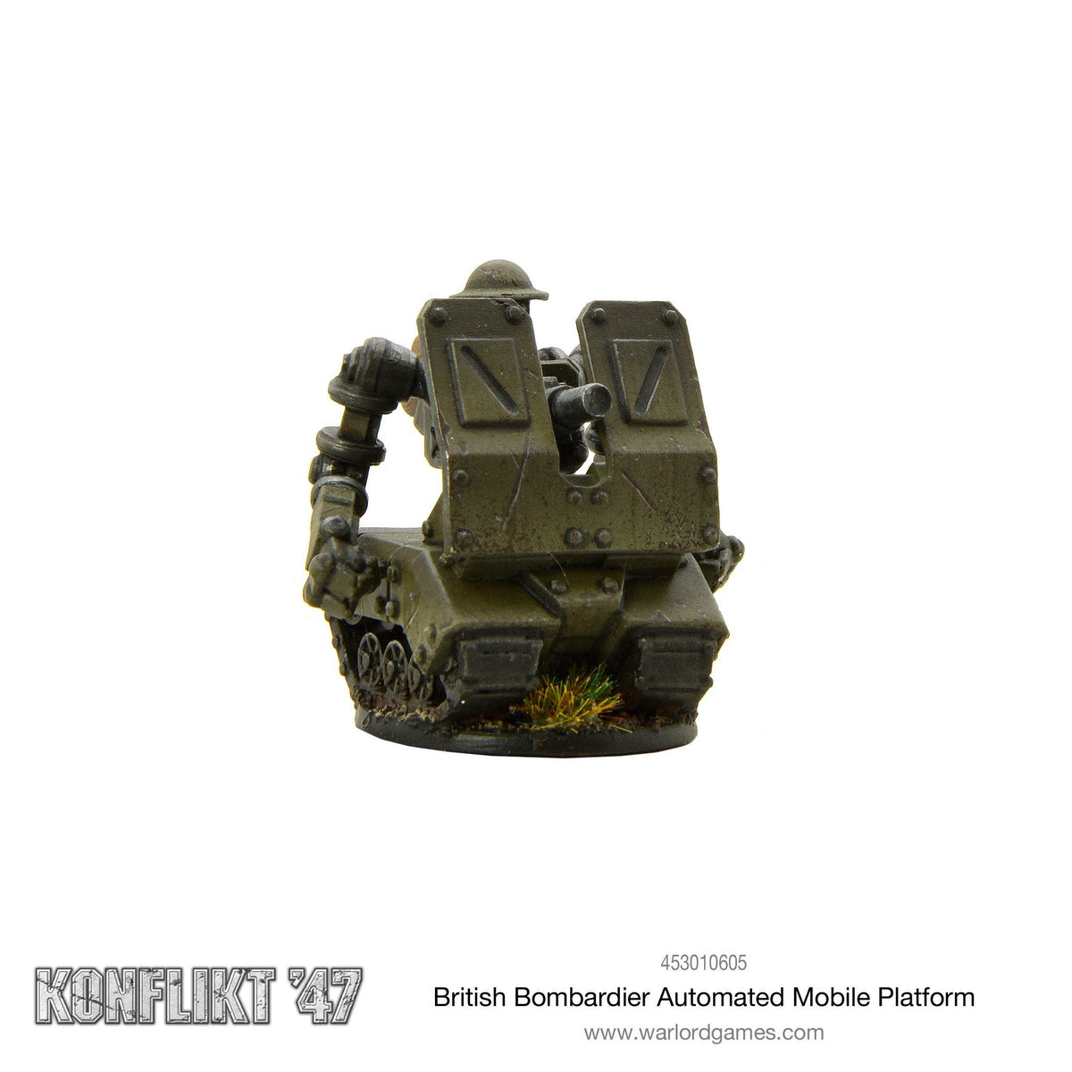 British Bombardier automated mobile platform