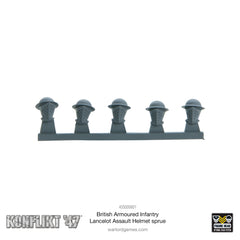 British Armoured Infantry Lancelot Assault Helmet sprue
