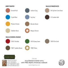 Inca Warband Starter Army with FREE Mythic Americas Rulebook