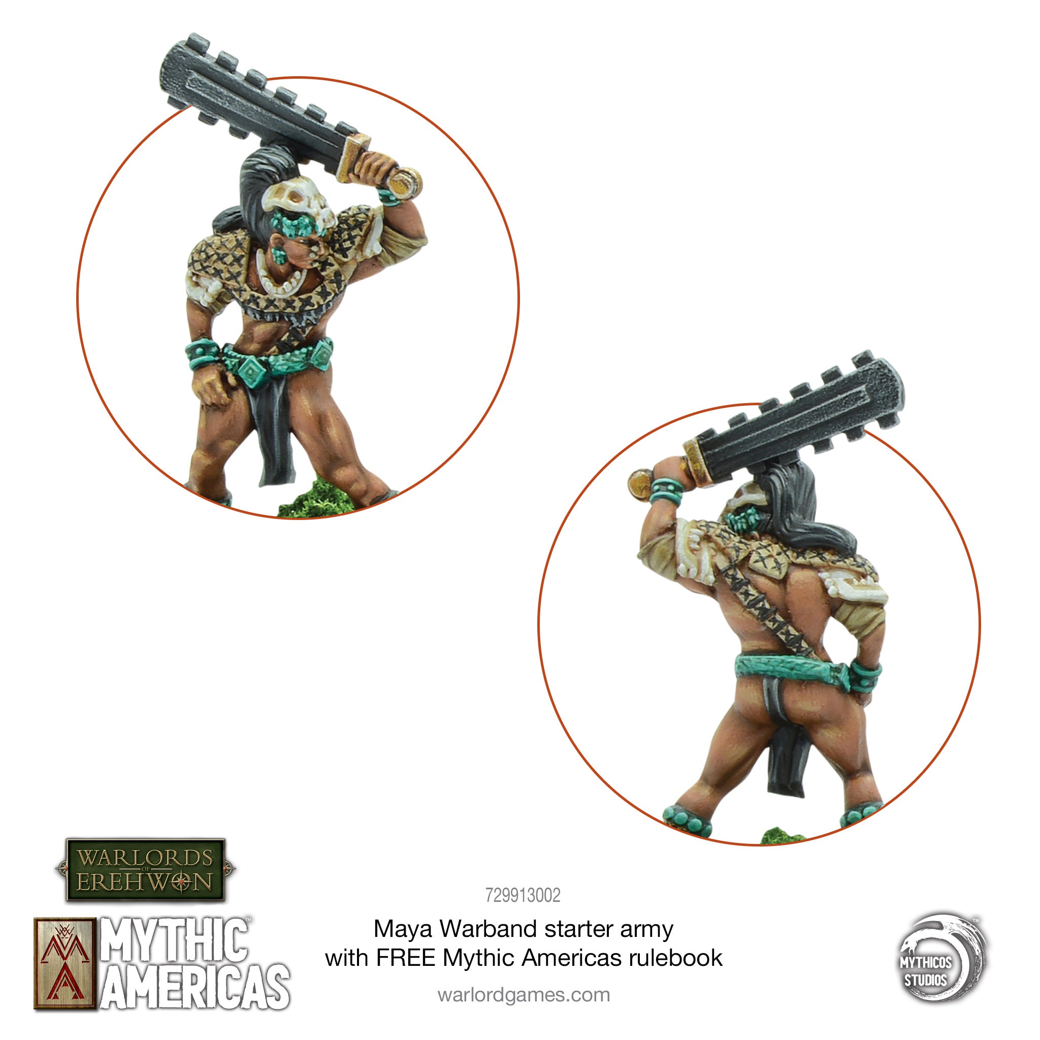 Maya Warband Starter Army with FREE Mythic Americas Rulebook