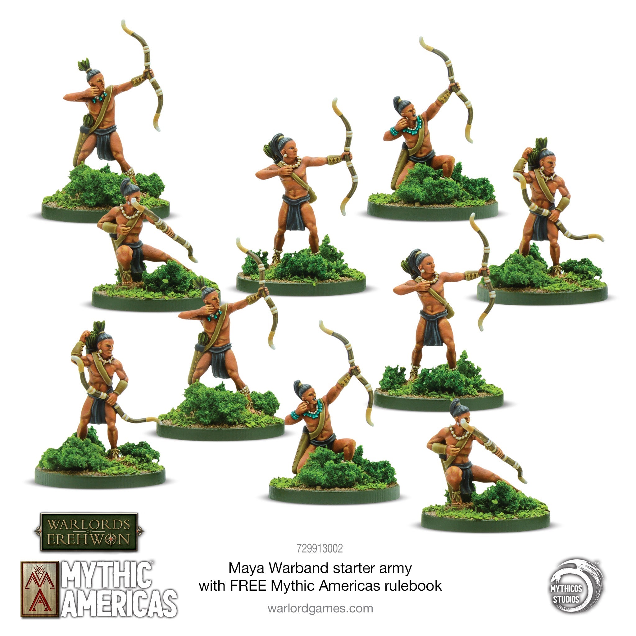 Maya Warband Starter Army with FREE Mythic Americas Rulebook