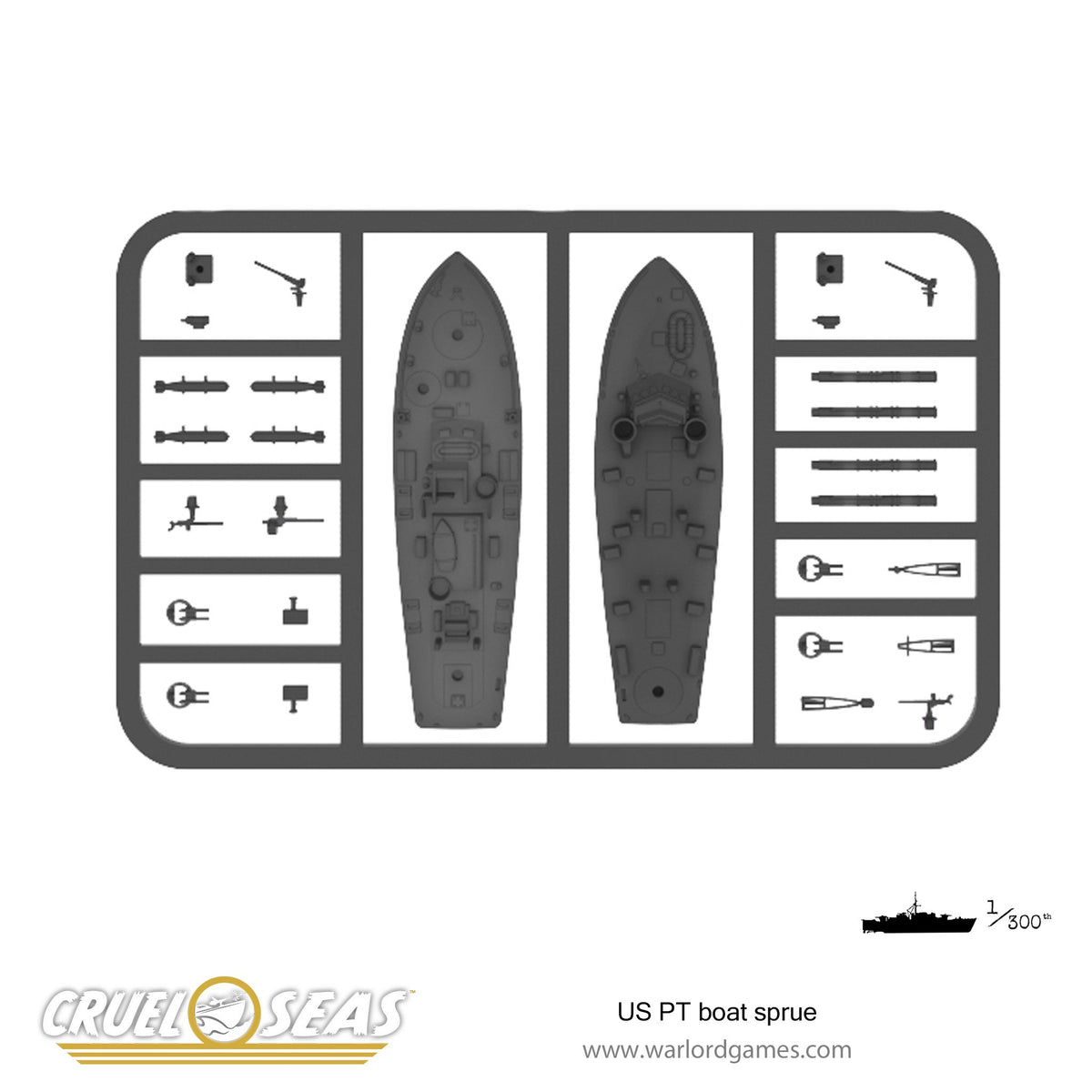 US PT boat sprue
