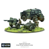 Quad C8 Tractor and British 25 pdr Howitzer & Limber