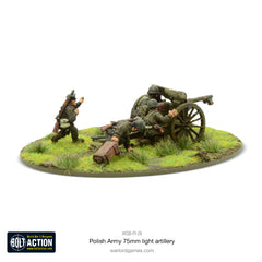 Polish Army 75mm light artillery