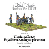 Napoleonic British Royal Horse Artillery 6-pdr cannon