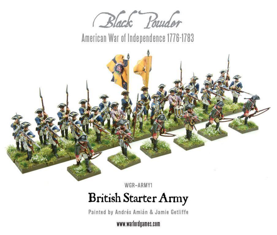 American War of Independence British Army starter set