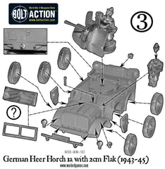 Horch 1a with 2cm Flak (Heer 1943-45)