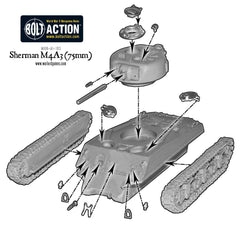 Sherman M4A3 75mm Tank