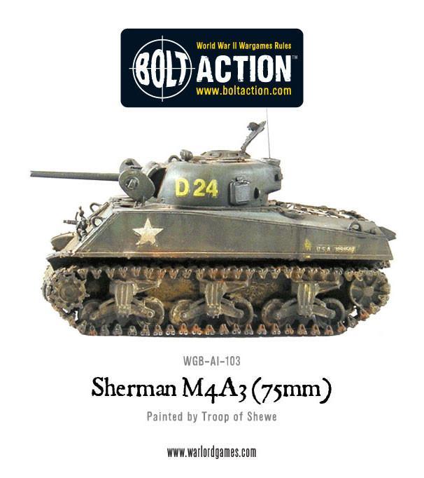 Sherman M4A3 75mm Tank