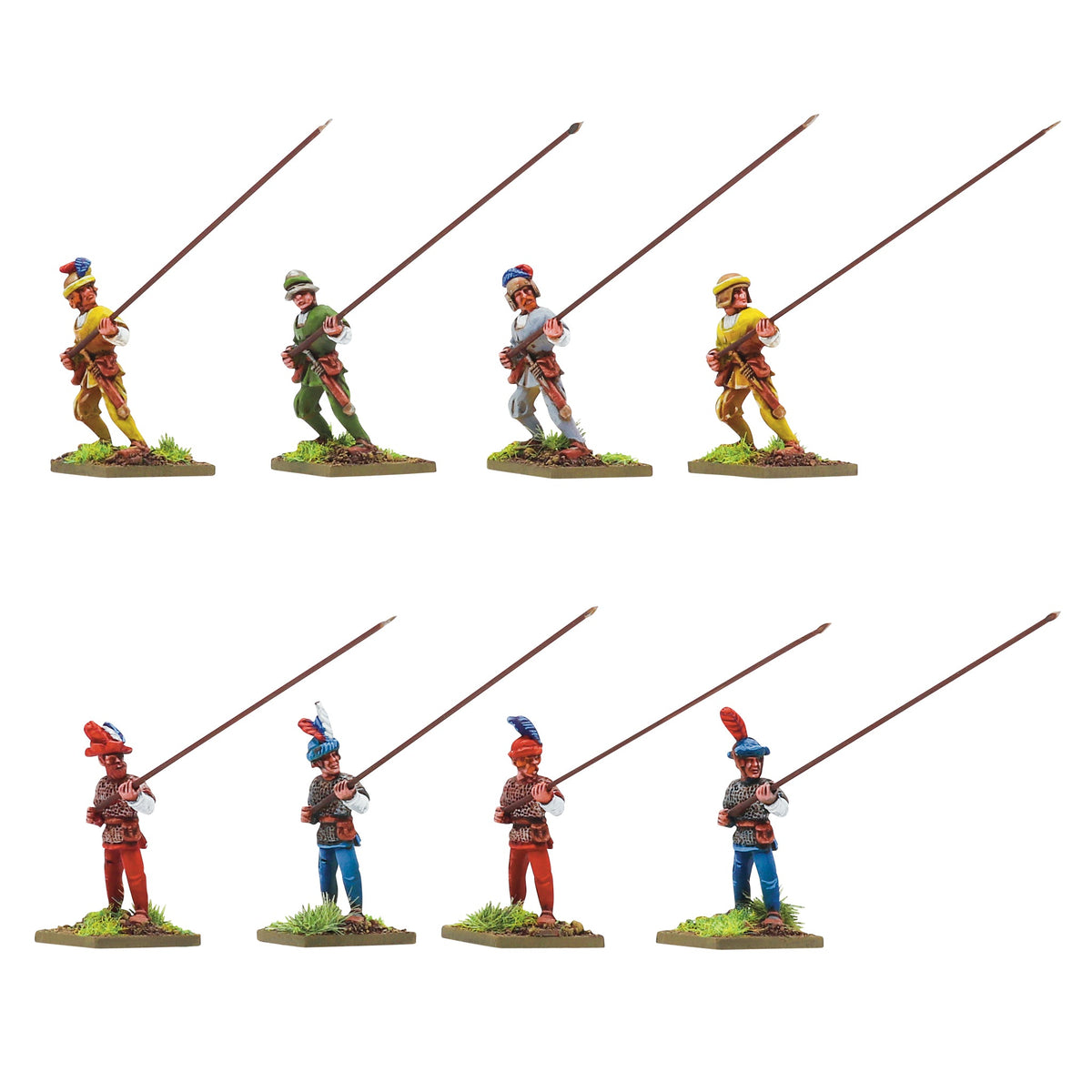 Italian Wars Swiss Pikemen - 'At port 45'