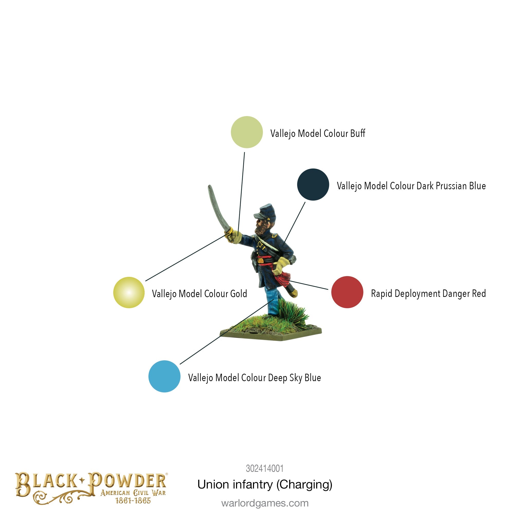 American Civil War: Infantry Regiment Charging