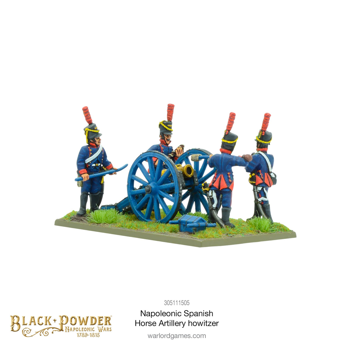 Napoleonic Spanish Horse Artillery with Howitzer