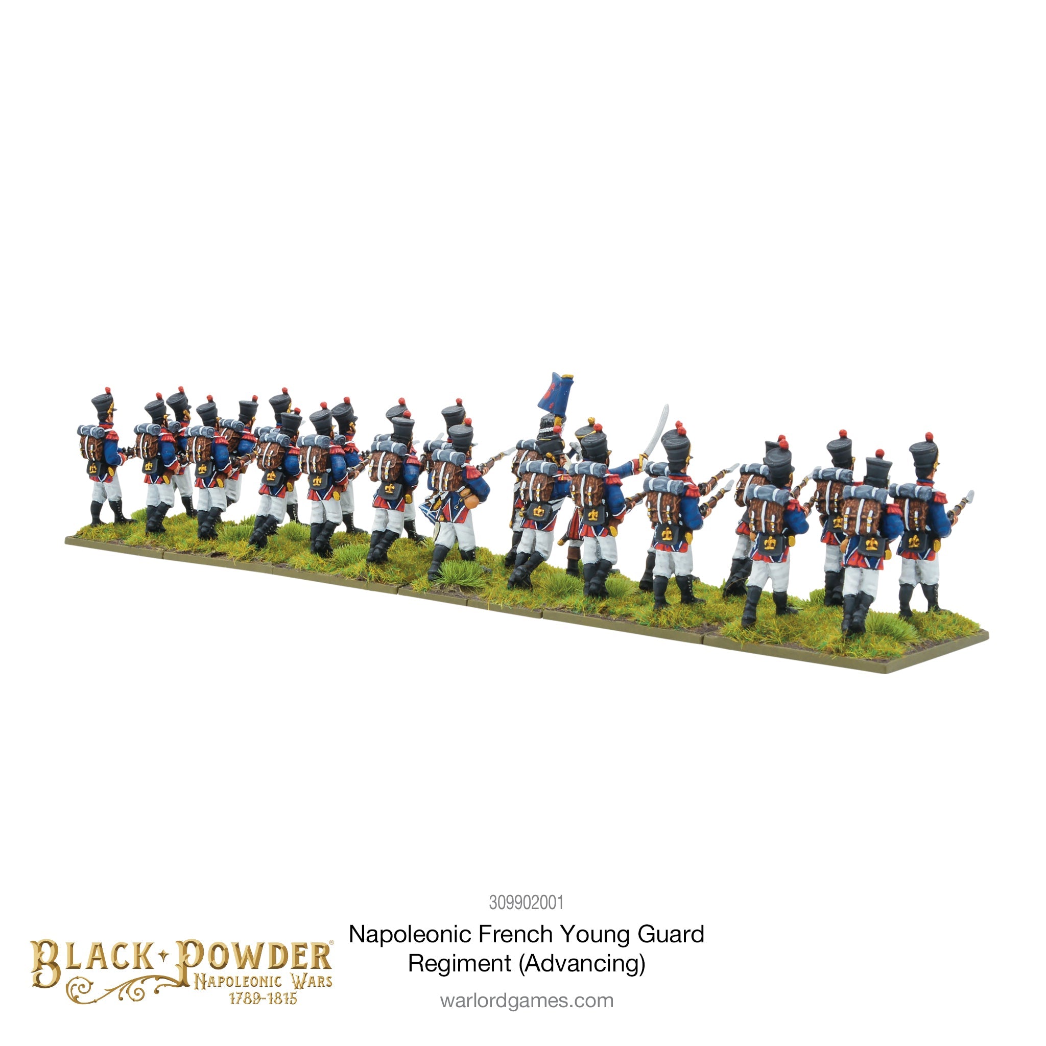 Napoleonic French Young Guard Regiment (Advancing)