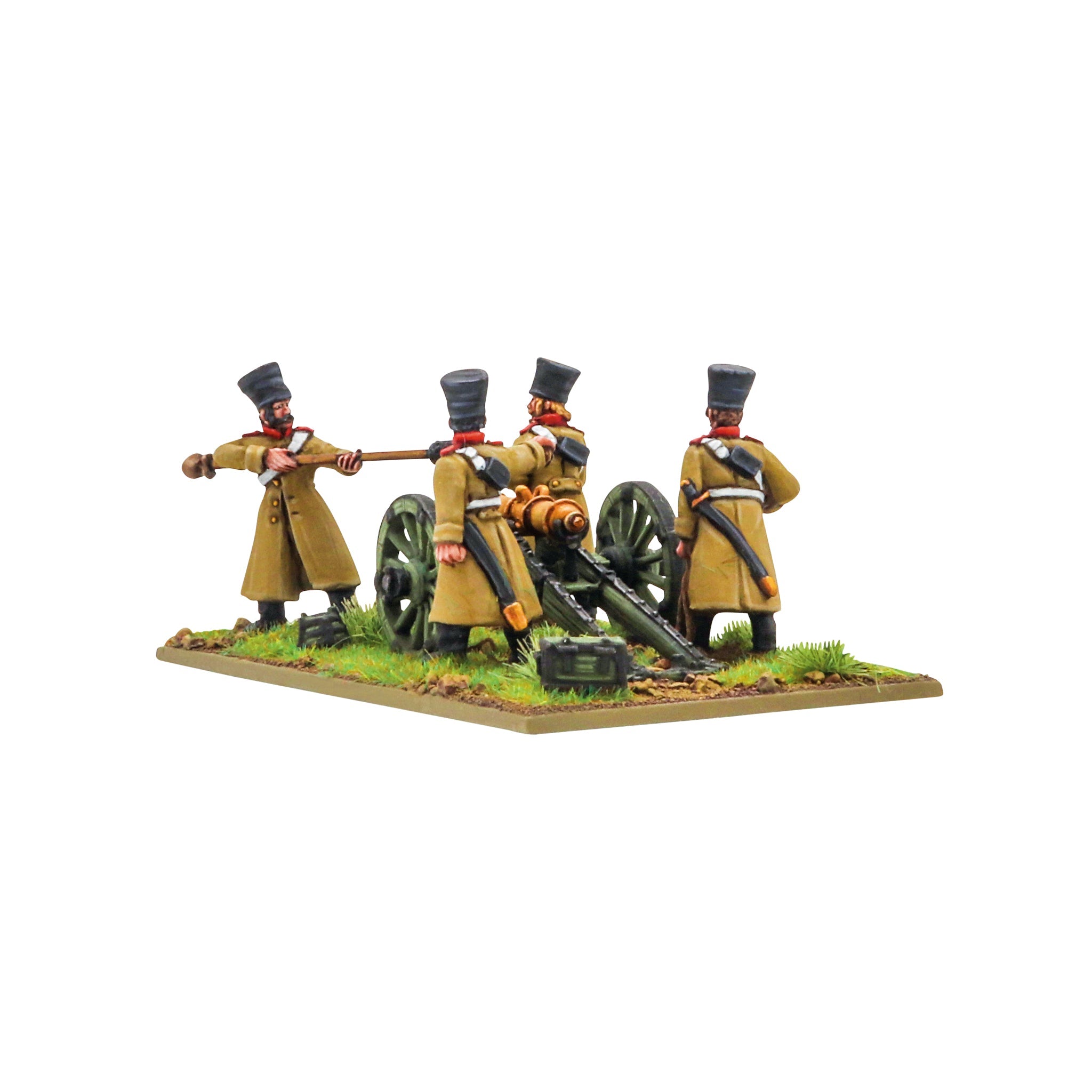 Crimean War Cossack artillery battery