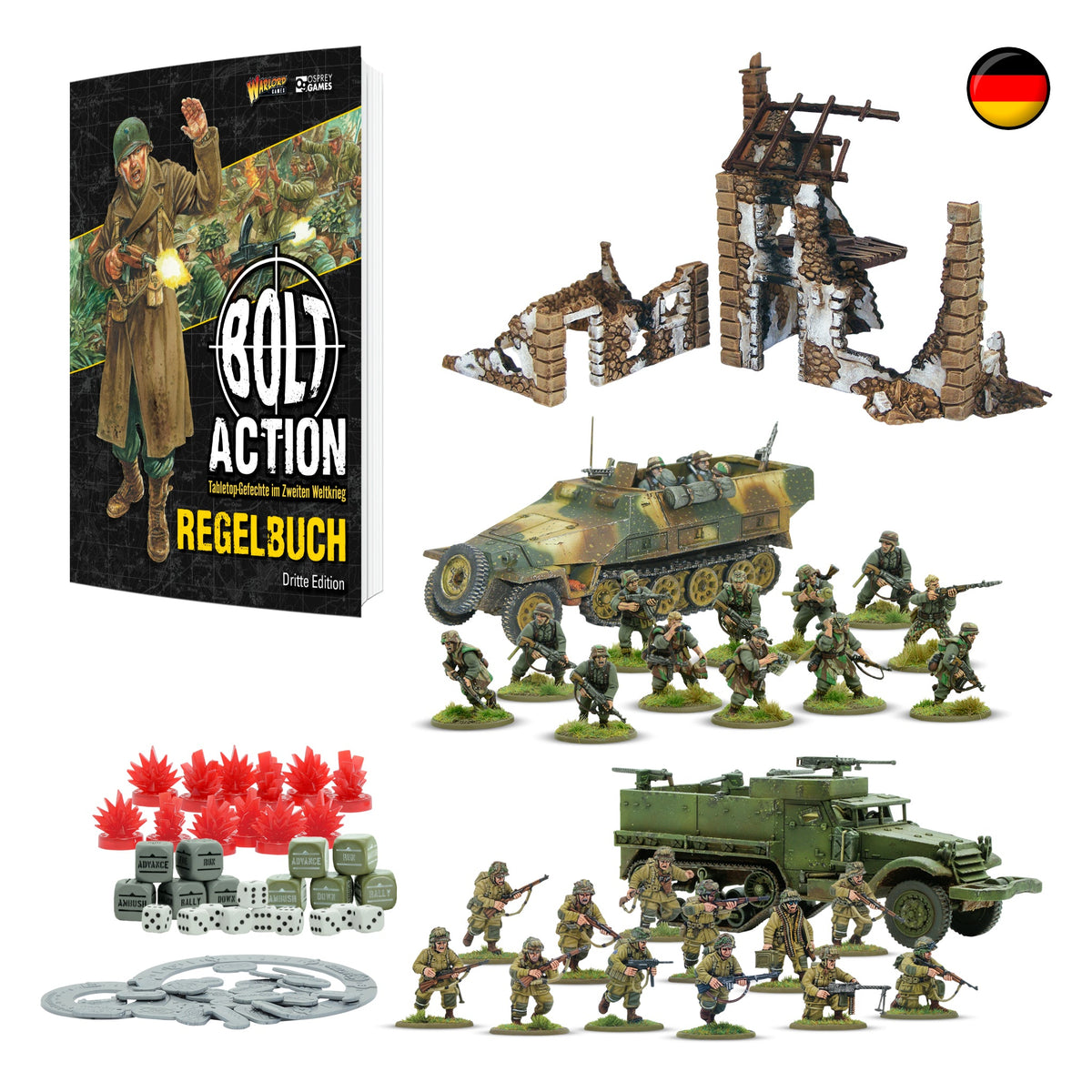 Band of Brothers - German Language Bolt Action: Third Edition Starter Set