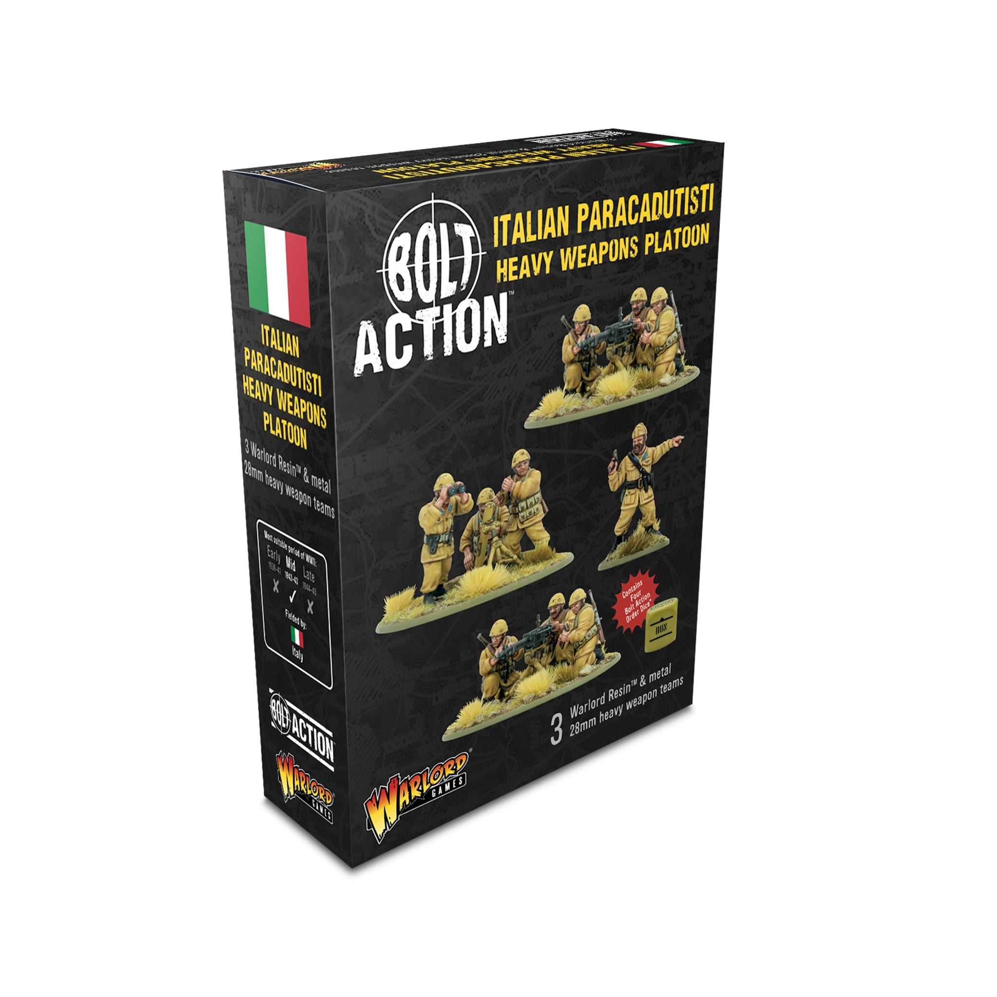 Italian Paracadutisti heavy weapons platoon