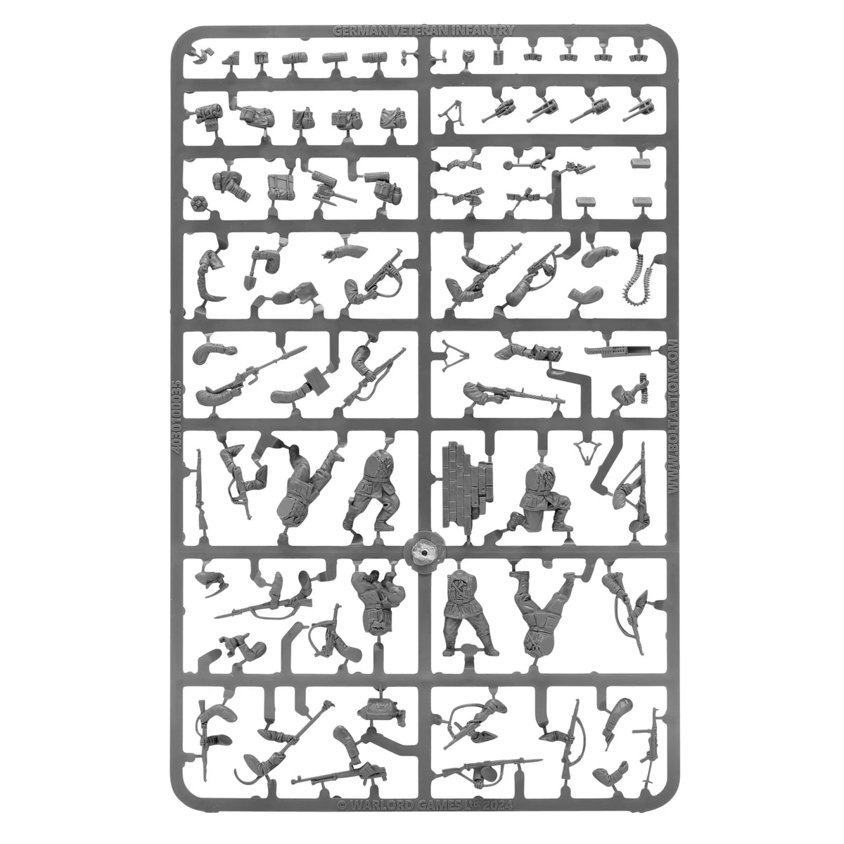 German Veteran Infantry Sprue