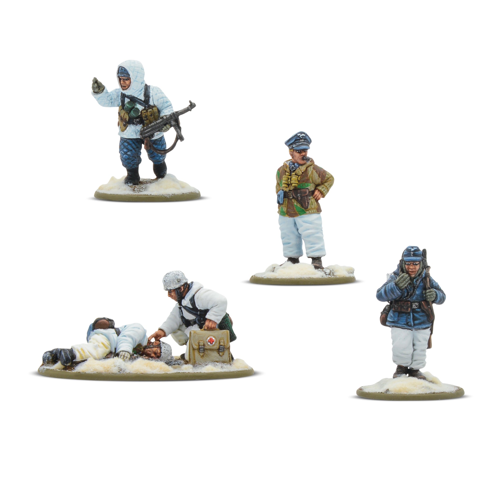 German Fallschirmjäger (Winter) Starter Army with Armies of Germany