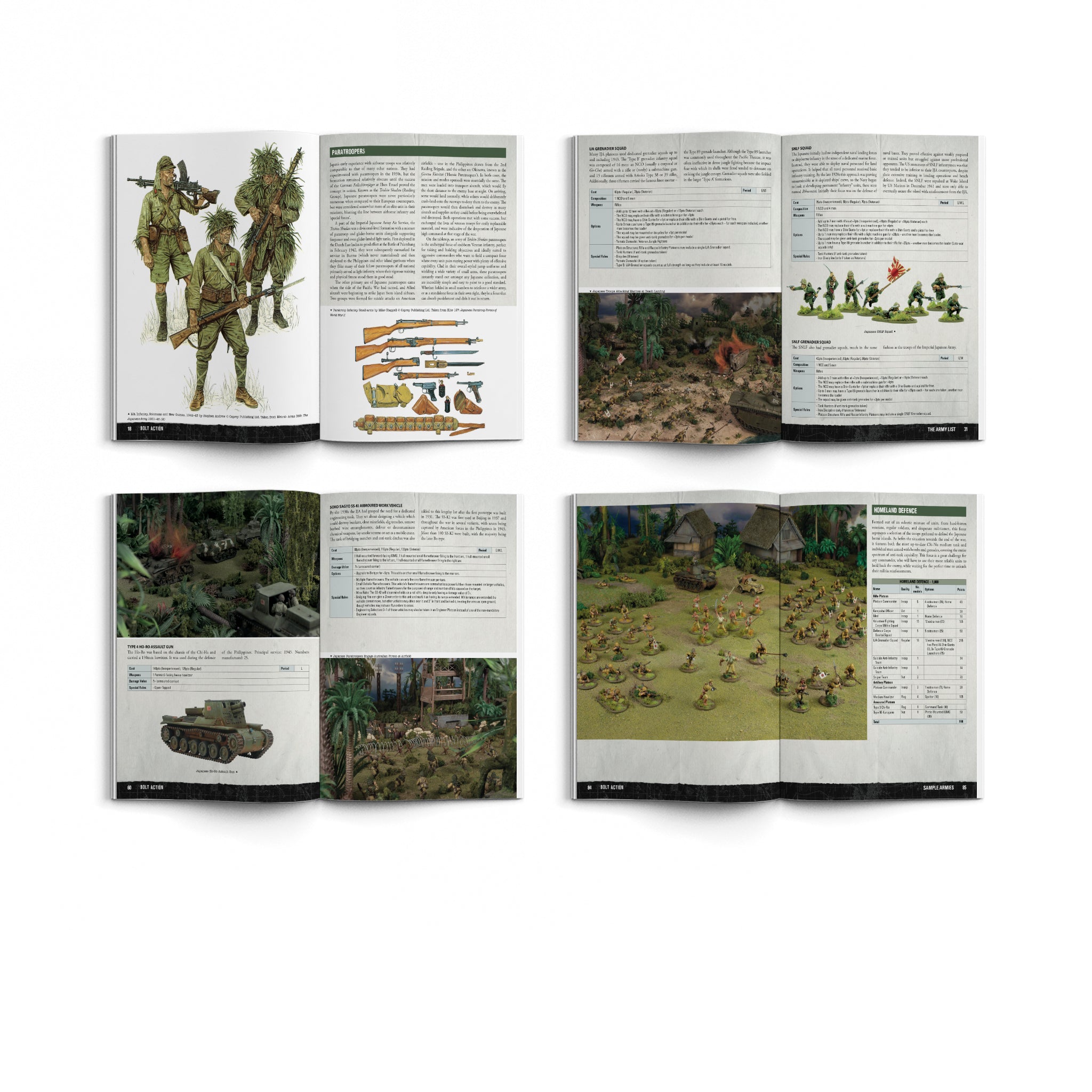 Armies of Imperial Japan with 'Into the Jungle' (Hiroo Onoda) book miniature
