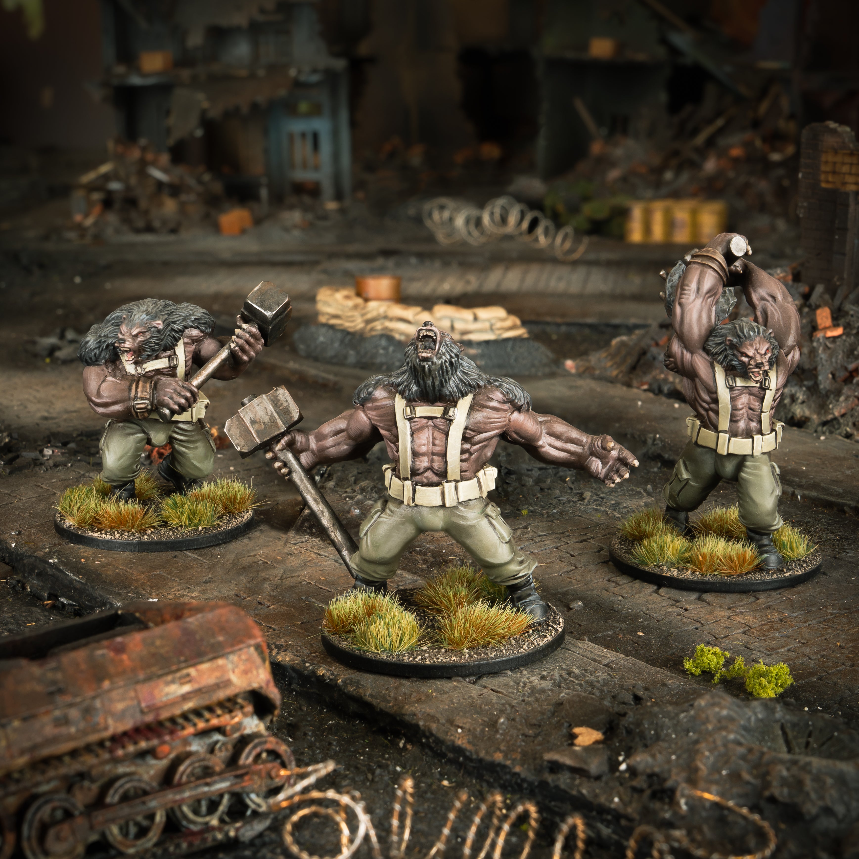 Ursus Infantry with clubs