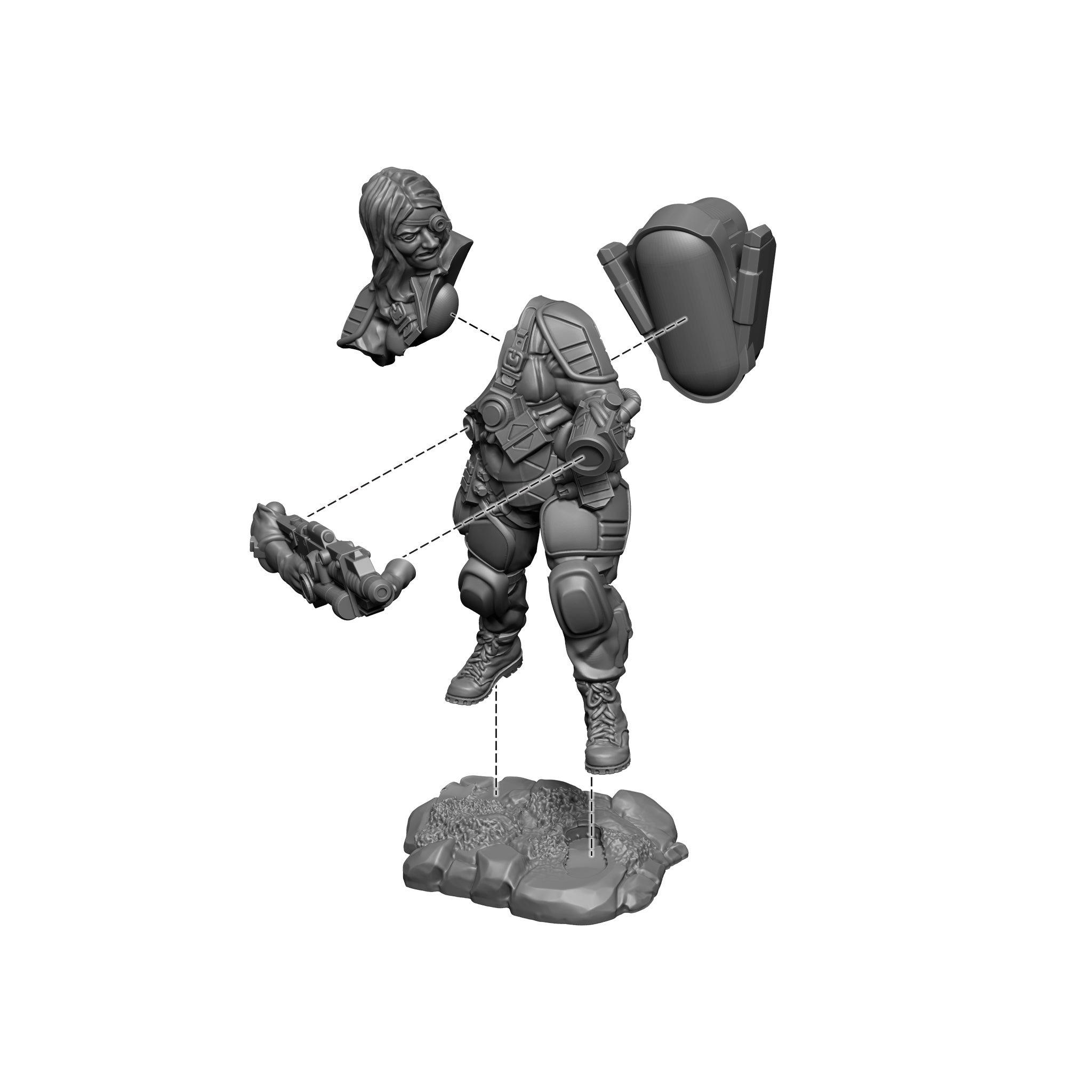 Konflikt '47: Festung Europa & 'Operation Touchdown' book miniature