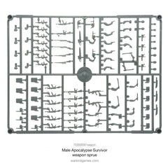 Male Weapons Sprue