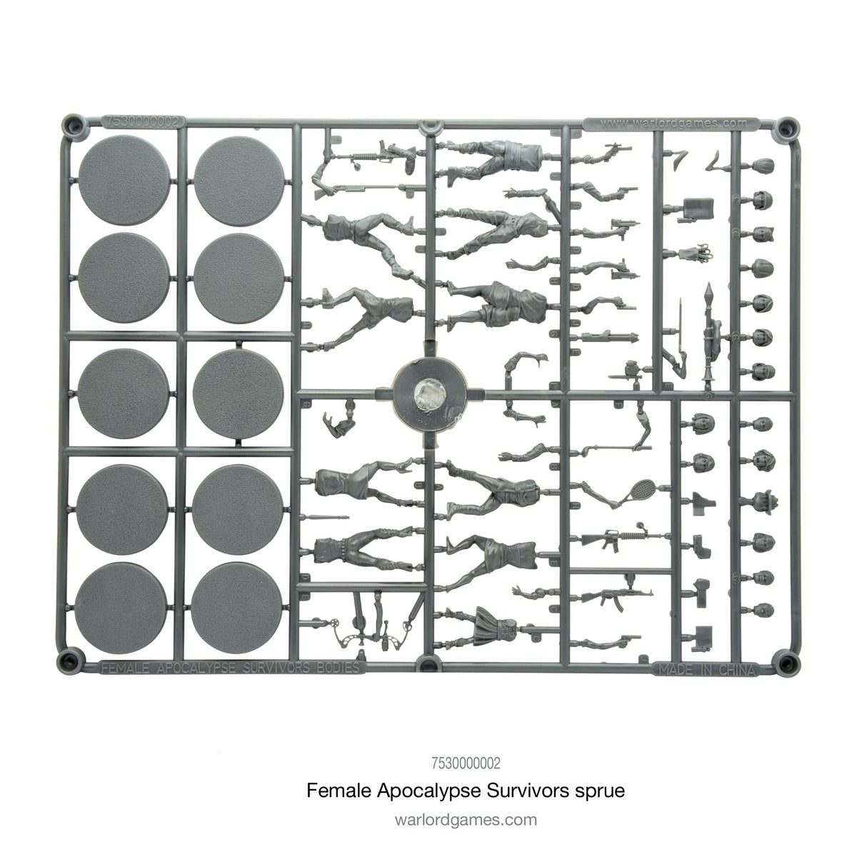 Female Apocalypse Survivors bodies sprue